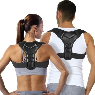 Image of OWill Back Brace Posture Corrector for Women Men, Adjustable Upper Straightener Corrector, Prevent Hunchback, Improve Posture, Support Neck, Shoulder and Pain Relief