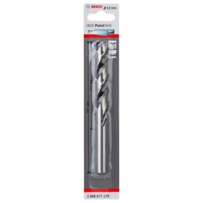 Image of Bosch Professional PointTeQ HSS Twist Drill Bit (for Metal, 12 x 101 151 mm, Accessories for Driver)