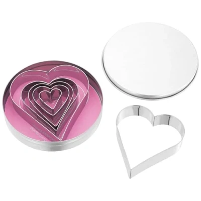 Image of Judge Heart Shaped Cutters (Set Of Six)