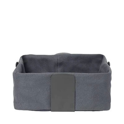 Image of Blomus DESA Bread Basket Size L Dark Grey Tone Harmonious Look 26 x cm Colour Magnet (64203)