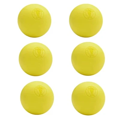 Image of STX Lacrosse Official Balls Yellow 6 pack