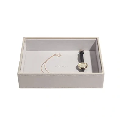 Image of Stackers Taupe Classic Medium Jewellery Box Chunky Layer