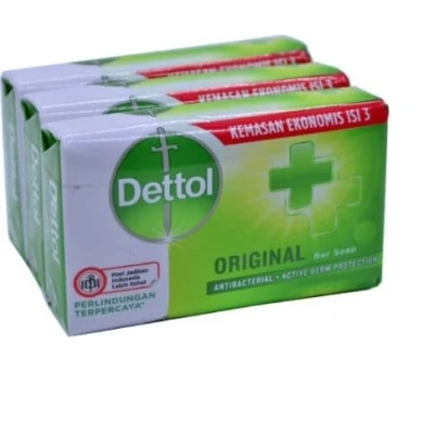 Image of Dettol original antibacterial bar soap 6 x 60g