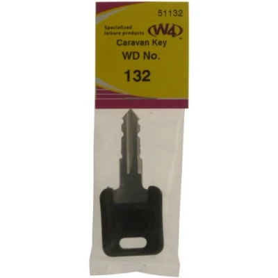 Image of W4 WD Replacement Caravan Key No132 Black