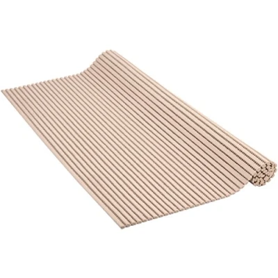 Image of Venilia Venisoft 54163 Soft Foam Mat, Plain Taupe Non Slip Flooring, Shower PVC Polyester, Taupe, 65 x 200 cm