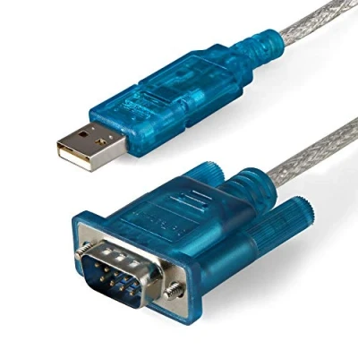 Image of StarTech.com 3ft (91cm) 1 Port USB to RS232 DB9 Serial Adapter Cable, Cable M/M