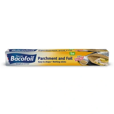 Image of Bacofoil 2 in 1 Parchment &amp; Foil 30cm x 5m