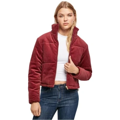 Image of Urban Classics Winter jacket, Women&#039;s, Size: Medium, Burgundy