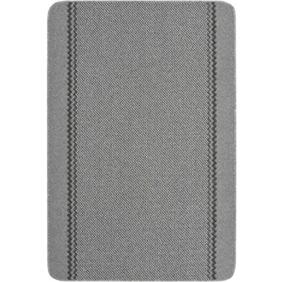 Image of Dandy by William Armes, Kilkis Kitchen Mat Washable Living Room Rug, Silver, 100 x 150