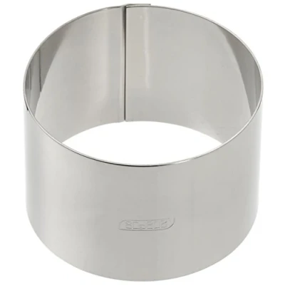 Image of Ibili Pastry Ring 9x6 cm of Stainless Steel, Silver, 9 x 6
