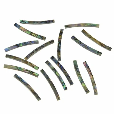 Image of Dopro Guitar Rosette New Zealand Abalone Shell Curved Strips Sound Hole Inlay 110mmx2mmx1.5mm