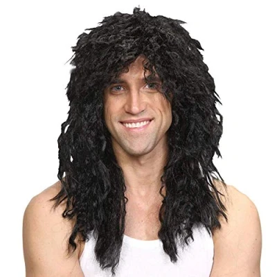 Image of Wicked Costumes Adult Rock Star Fancy Dress Wig
