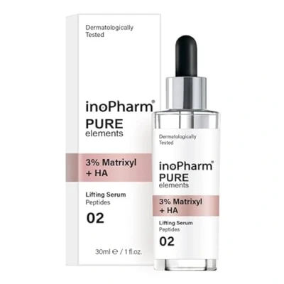 Image of inoPharm Pure Elements Face Serum with 3% Matrixyl and Hyaluronic Acid 30 ml
