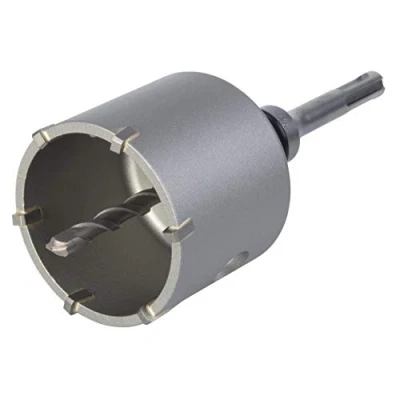 Image of wolfcraft Annular Bit, Tungsten Carbide Tipped, With SDS Plus Mandrel, Ø 68 mm I 5483000 For electrical and plumbing installations in concrete, brick walls stone; cutting depth 46
