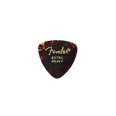 Image of Fender Classic Celluloid Guitar Picks 346 Shape, Accessories, Tortoise Shell, Extra Heavy, 72 Pack