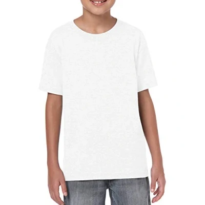 Image of Gildan Childrens Unisex Soft Style T Shirt (L) (White)