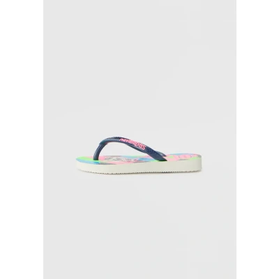 Image of Havaianas Powerpuff Girls Tbar sandals for kids, Size: 29 30, White shoes