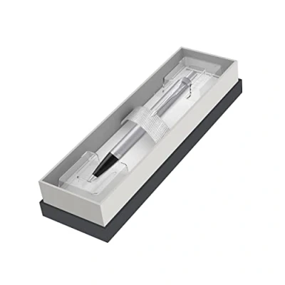 Image of PARKER IM 2150841 Ballpoint Pen Brushed Metal C.C. M Black