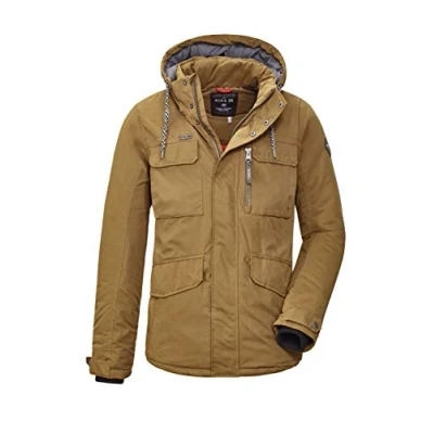 Image of G.I.G.A. DX Stormiga Mn Jcke B Men&#039;s Casual functional jacket with zip off hood, mens, 35845 000, bronze, S