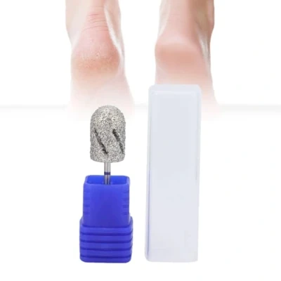 Image of zjchao Nail Mill Bits, Professional Foot Calluses Grinding Polishing Head Portable Pedicure Drill Bit, Remove Gel Acrylic Cuticle File Bit for Manicure Pedicure(coarse sand)