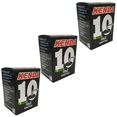 Image of Kenda 10&quot; x 1.75 2.1 Inner Tubes Schrader 45 degree Valve (Pack of 3)