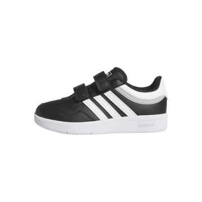 Image of adidas Hoops 4.0 Shoes, core Black/FTWR White/Grey Two, 10 UK Child