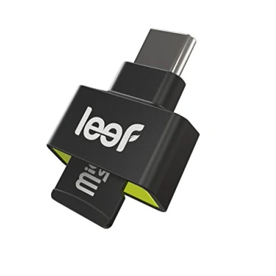 Image of Leef Access C USB MicroSD Card Reader Black