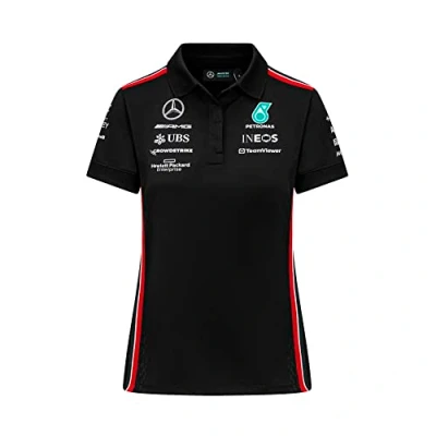 Image of Mercedes AMG Petronas Formula One Team Womens 2023 Polo Black Size: L