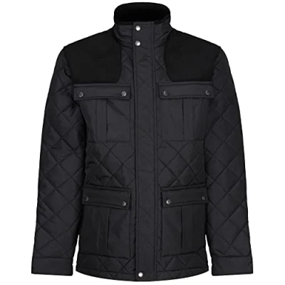 Image of Regatta Professional Mens Padbury Quilted Jacket Black M