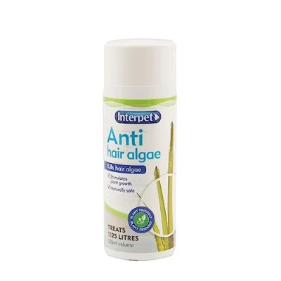 Image of Interpet Anti Hair Algae Aquarium Fish Tank Water Treatments, Kills Green Black &amp; Brown Algae, 125 ml, Treats 1125 Litres