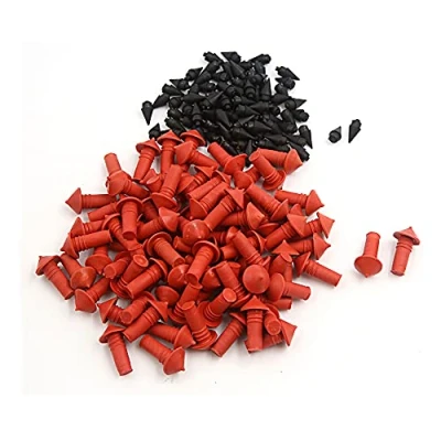 Image of sourcing map 170Pcs Car Mushroom Shaped Tire Repair Insert Plugs Red Black