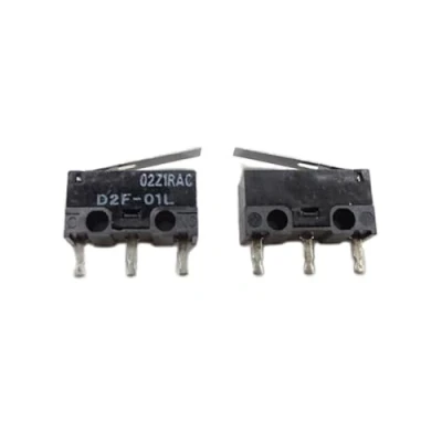 Image of YIAGXIVG Micro Switches Original Mouse Limit D2F 01L 10Million Clicks Japan Grey 1.47N High Precisions 10 Million