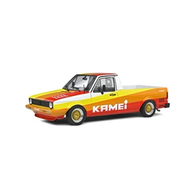 Image of Solido S1803506 Volkswagen Caddy MK1 Aucun Model car, Orange/Yellow/Red, 1/18ème