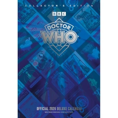 Image of 2026 CALENDAR DOCTOR WHO CLASSIC MONTH TO VIEW A3 DELUXE WALL OFFICIAL PRODUCT