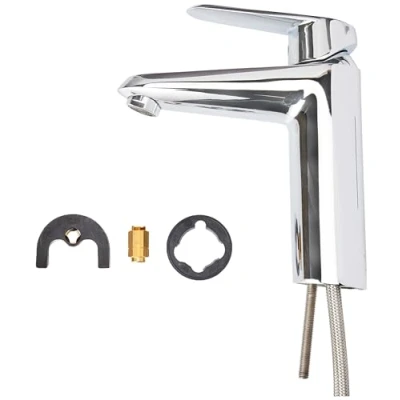 Image of GROHE Eurodisc Cosmopolitan Basin Mixer 1/2&quot;M Size Chrome 23449002