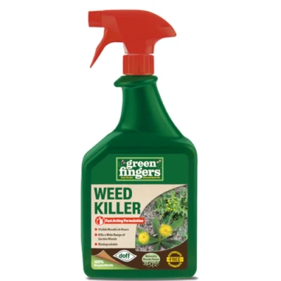 Image of Doff Green Fingers Weed Killer Ready to Use 1L Spray Bottle