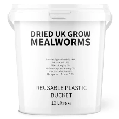 Image of UKGROW 10L Premium value Dried Mealworms for birds 10 litres (10L)