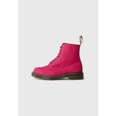 Image of Dr. Martens Pascal 8 Unisex Laceup ankle boots, Size: 12, Fuchsia pink shoes