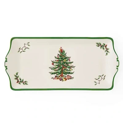 Image of Spode Christmas Tree Sandwich Tray
