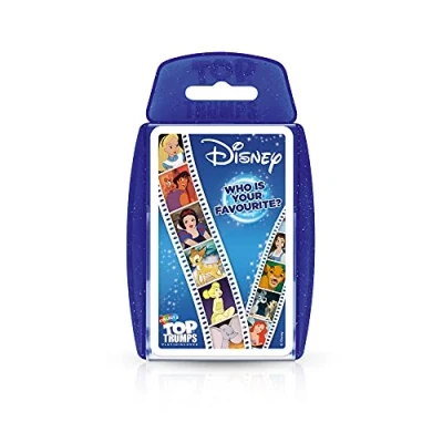 Image of Top Trumps Disney Classics Specials Card Game, Play with Baloo, Dumbo, Alice, Bambi, Cinderella, Snow White, Timon and Pumba, Educational for 2 plus players makes a great gift ages 6