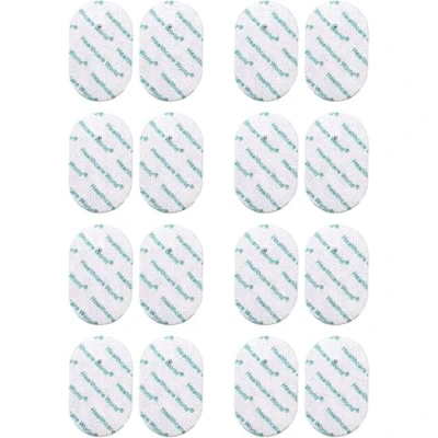 Image of Tens Electrode Pads Oval Shaped Self Adhesive Electrodes (16 pcs) 2.2mm Stud Connection Compatible with Omron Devices