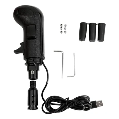 Image of USB Truck Simulator Shifter Applied to ETS2&amp; ATS games Gearshift Knob Compatible with Logitech G25 G27 G29 G920 Thrustmaster TH8A Fanatec SQ