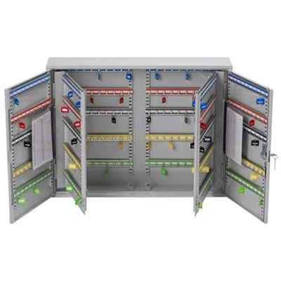 Image of Sterling KC300HL Heavy Duty Double Door Key Cabinets, Grey