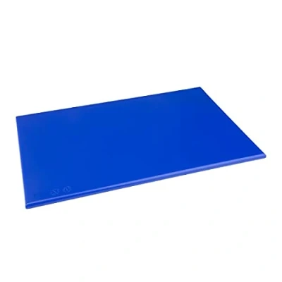 Image of Hygiplas High Density Anti Bacterial Blue Chopping Board 455x305x12mm