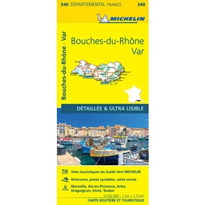 Image of Bouches du Rhône Var Michelin Local Map 340: