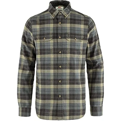 Image of Fjällräven F81373 046 018 Singi Heavy Flannel Shirt, Men, Super Grey/Stone Grey, XL