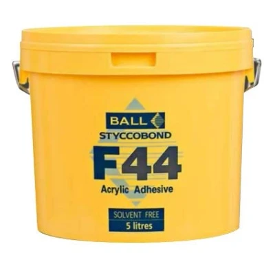Image of F BALL F44 Vinyl &amp; PVC Backed Carpet Acrylic Adhesive (5ltr)