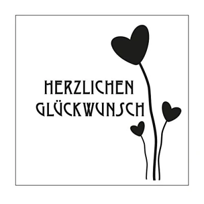 Image of Vaessen Creative Art Stencil Stencil, White, 15 x cm