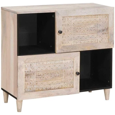Image of vidaXL Sideboard White 33.5 x 80 75 cm