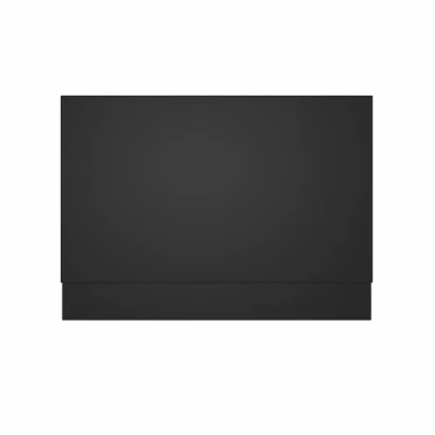 Image of Aquariss 800mm Bath End Panel 18mm MDF Painting Matte Black Adjustable Height for Bathroom Soaking Tub